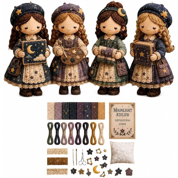Forest Patchwork DIY Kit Series Beginner Sewing Craft Kit Home Decor&Gifts(D)
