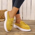 thumbnail image 4 of Miluxas Women's Soft Walking Platform Mule, Casual Slip-On Shoes, Lightweight, Comfortable, Stylish Everyday Footwear Yellow 9.5(43), 4 of 7