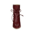 thumbnail image 6 of BLISSFUL STEP Women's Pointed Toe Drawstring Pull on Stiletto Heel Ankle Boots, 6 of 8