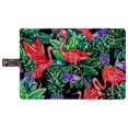 thumbnail image 4 of PKQWTM Pink Flamingo Bird Palm Leaves Tropical Fruits Pineapples Book Cover Book Protector Book Sleeve Book Pouch Book Bag 6x9 inch, 4 of 4
