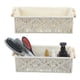 thumbnail image 5 of 1 juego de cestas de almacenamiento Unique Bargains Tejidas a mano de madera y algodón blanco, 5 of 7
