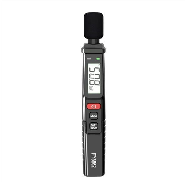 Medidor de Ruido Digital, Medidor de de Sonido Portátil, Medidor de Decibelios con Ponderación A de 30 A 130 DB.