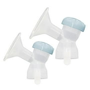 BelleMa Breastshield with Valve and Membrane (24/27mm) Compatible with Effective/Mango/Mango+ Breast Pump, 1 Pair