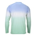 thumbnail image 3 of Paragon B13071257 Daytona Performance Long Sleeve T-Shirt, Blue Mist & Mint Green - 2XL, 3 of 3