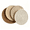 Beige, variant on 4 Pcs Round Woven Coasters Set, Cotton Absorbent Drink Coasters, Heat Resistant Tabletop Protectors for Coffee Tables & Desks(Beige)