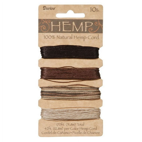 Hemp Cord Sets 10Lbs X170 Feet. Earthy