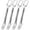 4 Pcs, variant on 2-in-1 Watermelon Fork Slicer Cutter, 2024 Upgraded Dual Head Stainless Steel Fruit Cutter, Watermelon Cutter Slicer Tool, Summer Fruit Forks Slicer Knife for Home Kitchen Gadgets (5 Pcs)