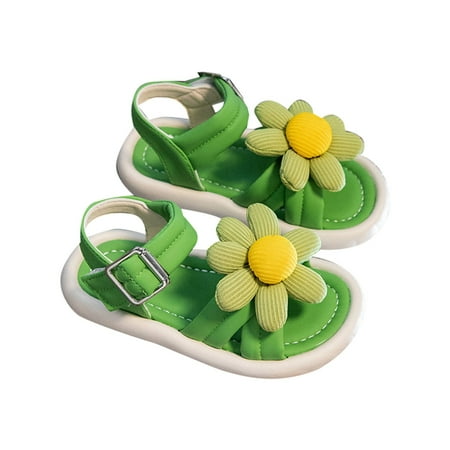 

Tengma Toddler Girl Sandals Girls Sandals Summer Children S Soft Sole Shoes Pearl Decoration Fashion Girls Bow Princess Shoes Baby Beach Shoes Sandals for Girls （Green Size: 34）