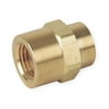 Female Hex Coupling, Pipe 1/2 x 1/4 In