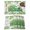 GreenIvory, variant on St. Patrick's Day Placemats Set of 4, Lucky Shamrocks Green Car Country Plants Placemats for Dining Table, Place Mats for Kitchen Tabletop, Waterproof Wipeable Dining Table Mats Set