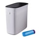 thumbnail image 5 of Cubo de basura sin contacto para cocina, 16 l, para inodoro y baño Blanco negro, 5 of 9
