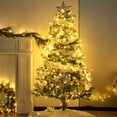 thumbnail image 3 of RESNICE Green Wire Fairy Lights Plug in 66FT High Bright 200 LED Waterproof LED String Lights with Remote Warm White for Christmas Tree, Patio, Garden, Backyard, 3 of 8