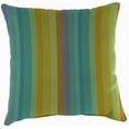 thumbnail image 3 of Jordan Manufacturing Sunbrella 16" x 16" Astoria Lagoon Multicolor Stripe Square Outdoor Throw Pillow (2 Pack), 3 of 10