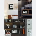 thumbnail image 4 of Bisofice Strong boxes,Wall-mounted Hidden Safes Feet) Waterproof Box - (0.17 And 2pcs (0.17 Cubic HiddenBox Spare Key Money Valuables Wall-mounted Cubicbox 2pcs Spare Box With Keypad And Key-, 4 of 7