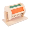 thumbnail image 1 of Juguete De Tambor Giratorio Sensorial, Textil De Madera Para Bebé, Instrumento Educativo Temprano, Juguete Cognitivo De Color Giratorio, 1 of 8