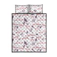 thumbnail image 5 of Juego de cama edredón con estampado de hojas de perezoso, 5 of 5