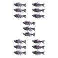 thumbnail image 1 of Yuarrent Señuelos de Pesca de 3 piezas, cebo falso vívido reutilizable de plástico con cuentas, cebos de natación portátiles, accesorio de Crankbait Type2 NO2 Yuarrent CBP501934, 1 of 1