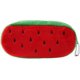 thumbnail image 1 of Creativo, Feliz, Animal, Oso, Rana, Cara, Fruta, Fresa, Sandía, Suave, Relleno, Superficie, Ropa, Cremallera, Estuche, Bolsa, Estuche, Sandía, Rojo, 1 of 5