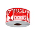 thumbnail image 2 of Lipstore Fragile Stickers Fragile Labels Packing Labels Handle with Care Stickers for Transportation Mailing Office Luggage Shipping E, 2 of 8