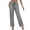 *Gray, variant on ClodeEU Women's Drawstring High Waist Glitter Sequin Wide Leg Pants,Casual Loose Trousers ,Women's Plus L