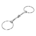 thumbnail image 1 of Bague en Vrac Snaffle Bit, en Acier Inoxydable Plus Facile Contrôle Pratique Cheval Bouche Bit Exécution Exquise pour la Ferme, 1 of 8