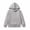 Grey, variant on Kiijoy Little Boys Hoodie Cotton Casual Hooded Sweatshirt Pullover Shirt, Sizes 6-7