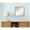 thumbnail image 6 of Amanti Art Theo Blue Narrow Beveled Wood Wall Mirror 21.25 x 21.25 in., 6 of 10