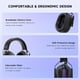 thumbnail image 4 of Ecomoment Auriculares Inalámbricos para Juegos, Auriculares para Juegos USB de 2,4 GHz con Micrófono Desmontable Compatible con PS5 PC Switch PC con Bluetooth 5.2, Cable de 3,5 Mm para Series Xbox, Luz USB, 40 H, Negro, 4 of 10