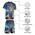 thumbnail image 3 of Kids Yu-Gi-Oh Short Sleeve T-Shirt And Shorts Outfit Set Athletic Mesh Shorts Set for Boys, 3 of 7