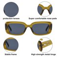 thumbnail image 4 of Las gafas de sol polarizadas del marco pequeño retro forman las gafas de sol de la personalidad de la tendencia, hechas de PC, TAC, 4 of 6