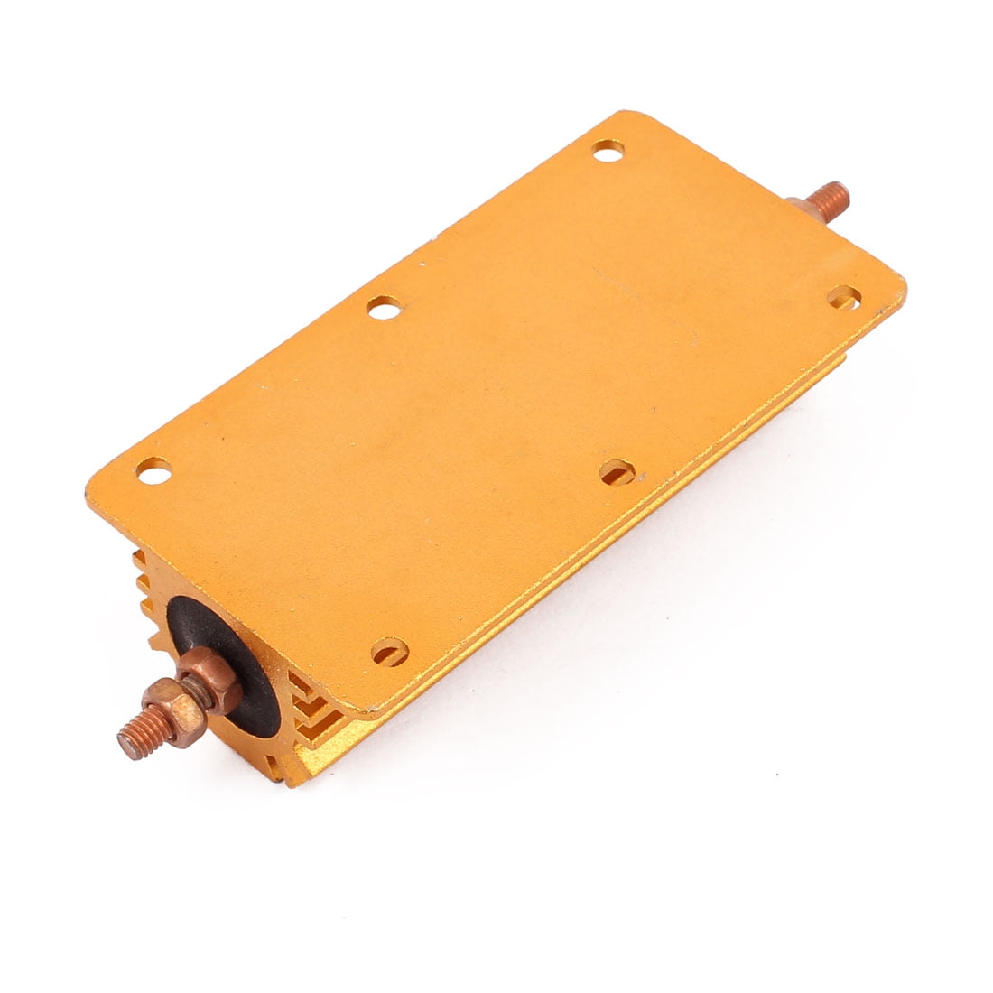 5% 200W 10 Ohm Axial Gold Tone Heatsink Aluminum Clad Resistor
