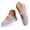Grey, variant on Women's Woven Walking Shoes Breathable Orthopedic Slip on Sneakers Comfortable Memory Foam Casual Nurse Flats (Beige,9)