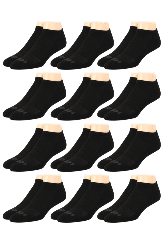 Men's Socks, Cushion No Show Socks, 12 Pack