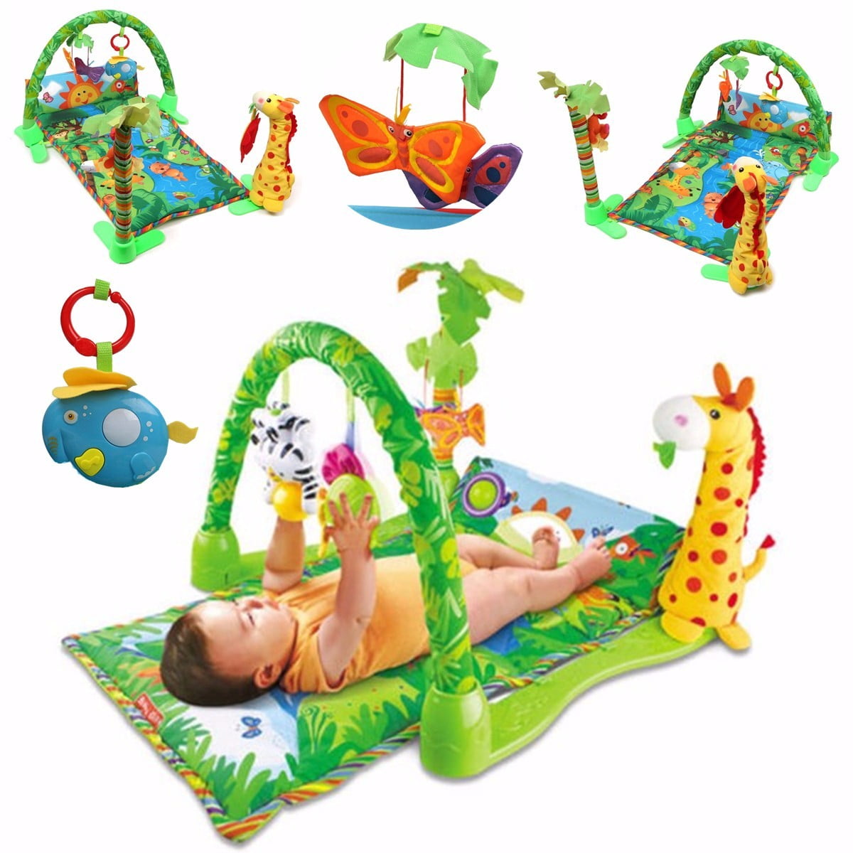 rainforest baby play mat