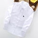 thumbnail image 4 of Odeerbi Camisa de Vestido de Algodón de Chicos y Niñas Lindas Camisas de Uniforme Escolar de Manga Larga Bordadas Con Bolsillo, 4 of 7