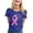 bleu, variante sur Yhmxh T-shirts pour Femmes T-shirt Imprimé à Manches Courtes Col Rond Haut/chemise d'Été pour Femmes T-shirts d'Été sous-Vêtements T-shirts pour Femmes