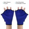 thumbnail image 5 of Uxcell Webbed Swim Gloves Swimming Resistance Gloves Water Resistance Training Accessories Dark Blue, L, 5 of 6