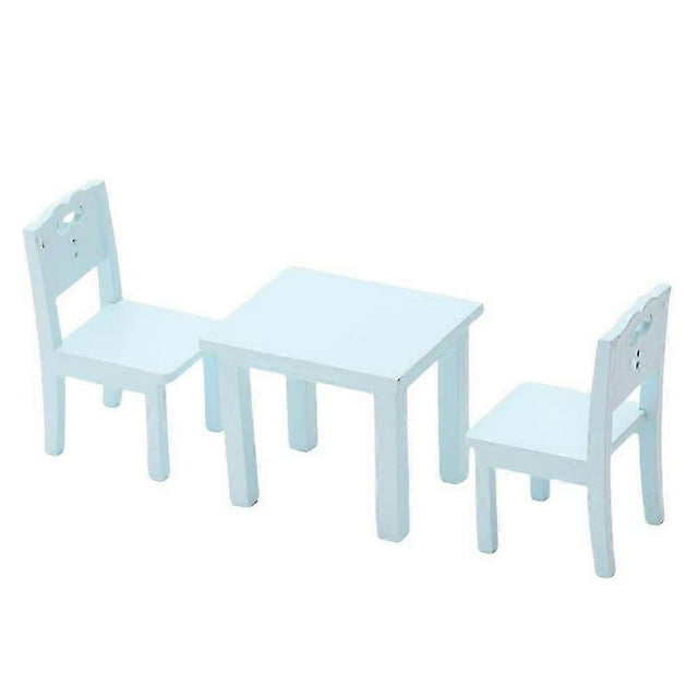 3 Pcs Kids Table Chair Simulation Furniture Mini Chair Toy Children Desk Chair Set Furniture Model Chair Model Toy