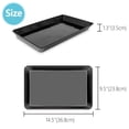 thumbnail image 2 of Serving Tray Platter  4 Food For Veggie Fruit Snack Dessert Cookie Cheese Trays Party Supplies Display Plastic Platters Large Bpa Free, 2 of 7