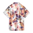 thumbnail image 4 of Hawaiian Shirt For Men, Men's Vintage Button Down Bowling Shirts Short Sleeve Summer Beach ShirtL, 4 of 5