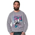 thumbnail image 4 of Popeye Cool Hustle For the Muscle Men's Crewneck Sweatshirt Brisco Brands S, 4 of 6
