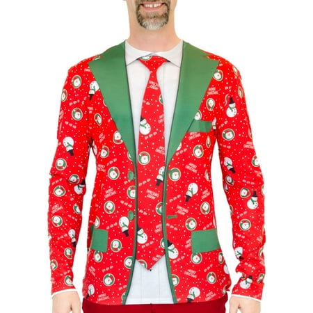 Men's Ugly Christmas Suit & Tie