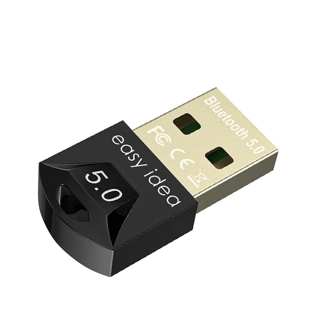 Methold Adaptador V5.0 USB 2.0 Receptor inalámbrico para computadora Transmisor portátil de alta velocidad compatible con Bluetooth Juegos de teclado y mouse para computadora