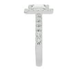 thumbnail image 5 of Unique Moments 2.5 ct Lab Grown Halo Radiant Shape Diamond Engagement Ring 14K White Gold, 5 of 6
