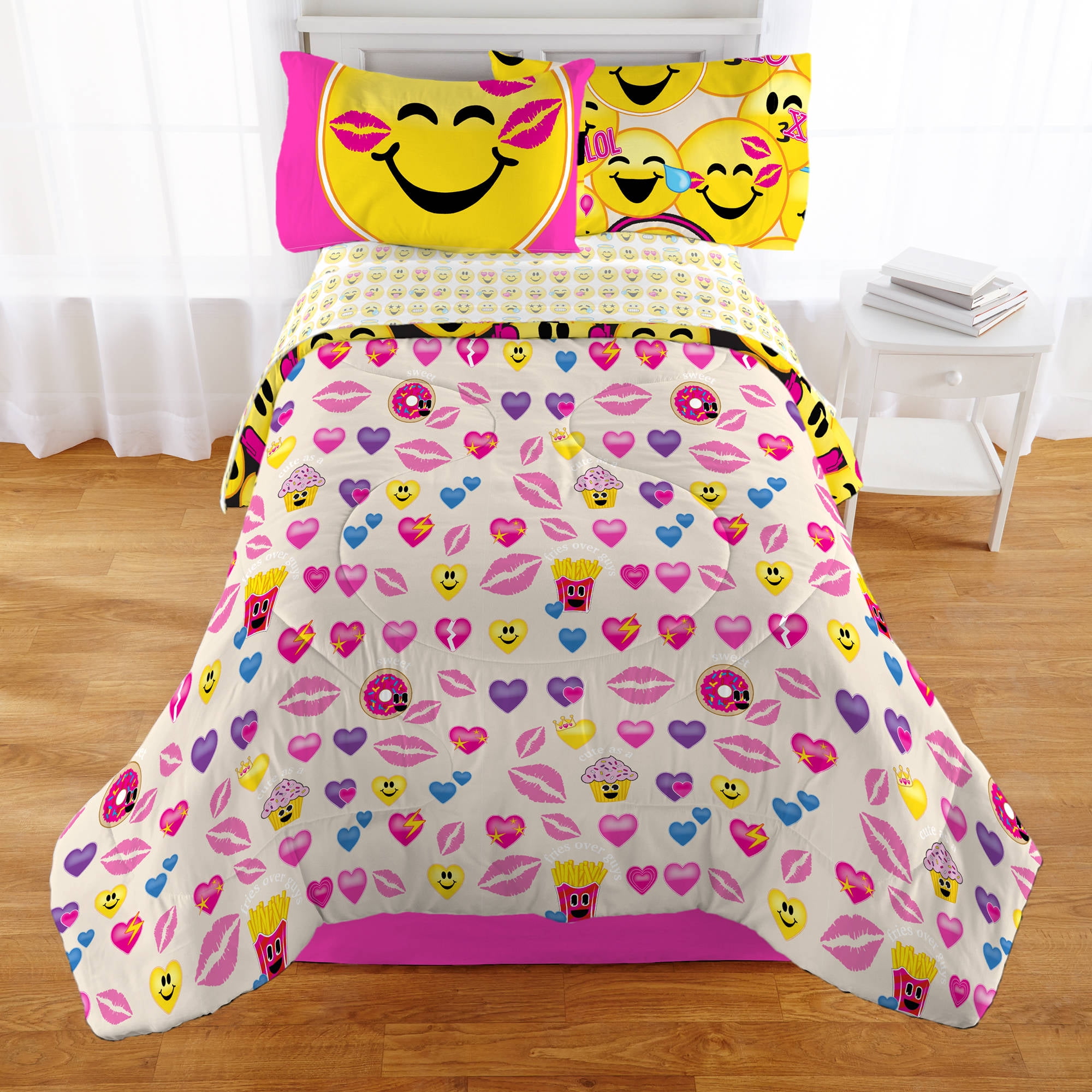 Emojination Mj6438 Hy Reversible Comforter Twin