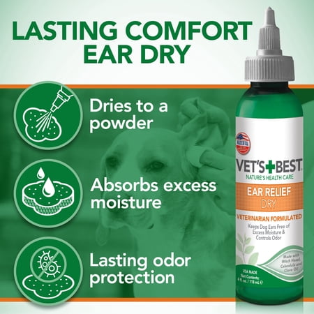 ヴァイシュラ 犬用 VET'S BEST ベッツベスト イヤーリリーフドライ 118ml