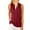 Red Wine, variant on Sherrylily Women High Neck Cami Tank Top Summer Sleeveless T Shirts Plain Pocket Tunic Blouses
