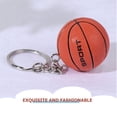 thumbnail image 6 of CTIRCHIU 2-Pack Orange PU Sport Keychains for Office Hanging Decoration and Daily Use, 6 of 7