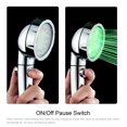 thumbnail image 3 of Labymos LED Shower Head with ON/Off Pause Switch 7 Color Flash Light Automatically Changing Water, 3 of 7