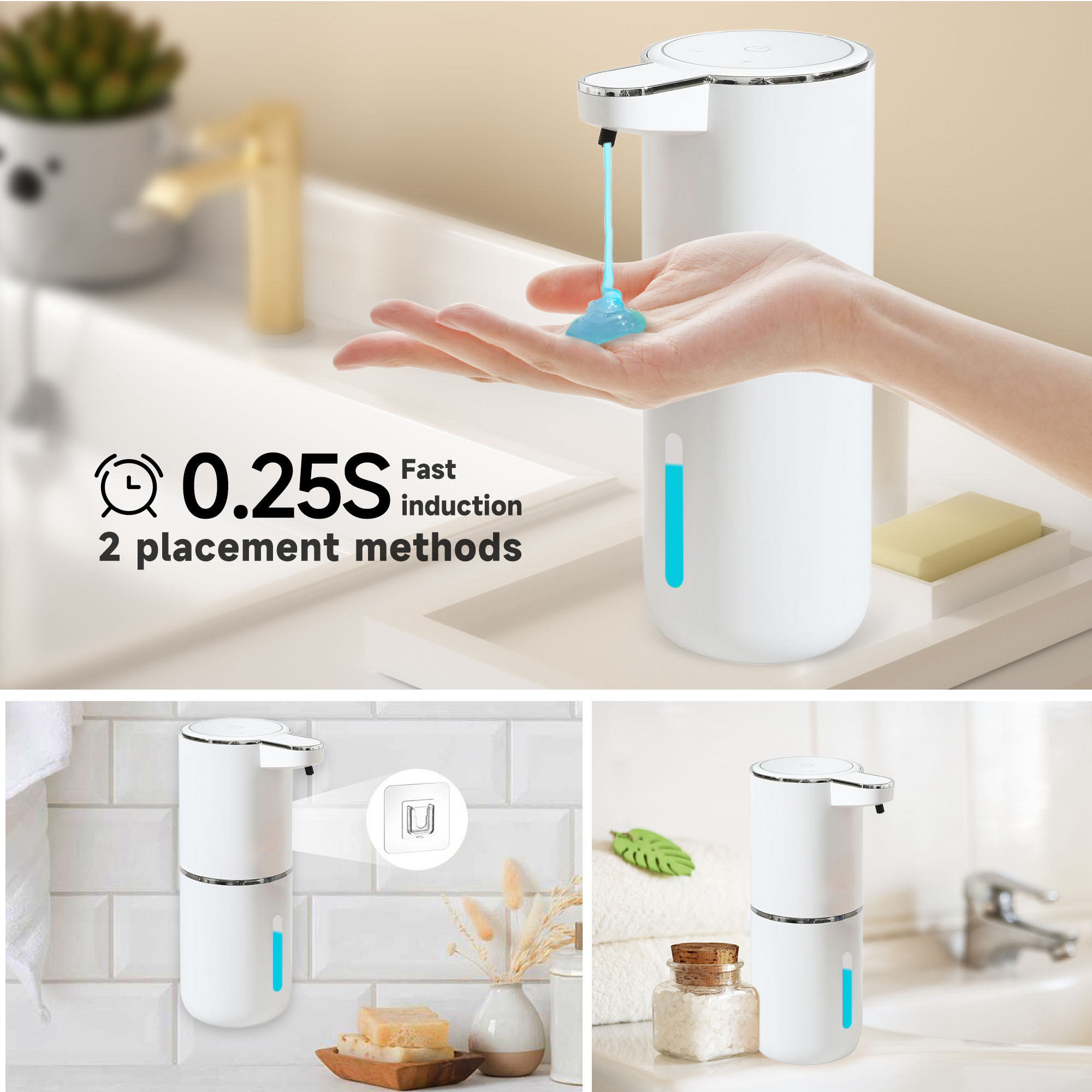 ALLJOY Automatic Touchless Soap Dispenser, 12.8oz photo 5